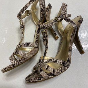 Guess Snake Print High Heel Shoes